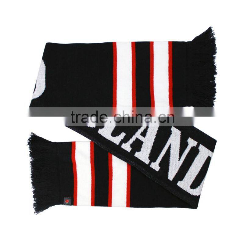 Popular new design acrylic women knit scarf