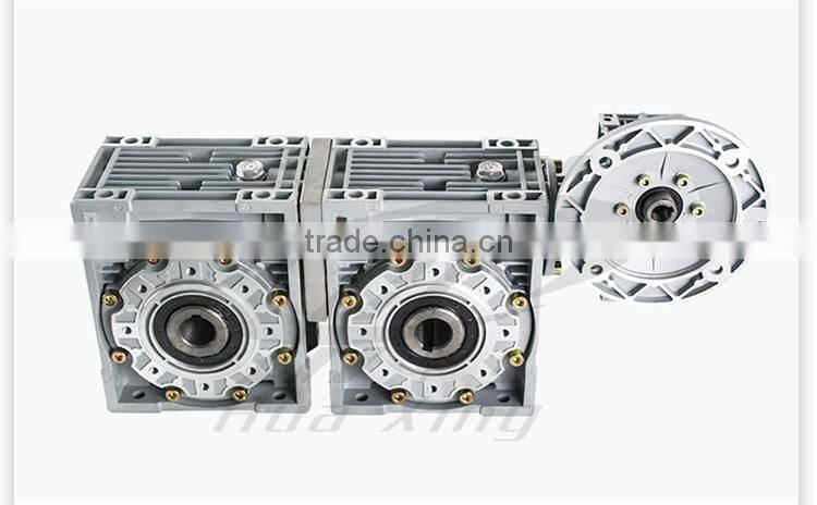 Conbination combo Die Cast Aluminum Alloy NMRV030-050 Worm Speed reducer ,GearboxsWith dc ac Motorgearing arrangement