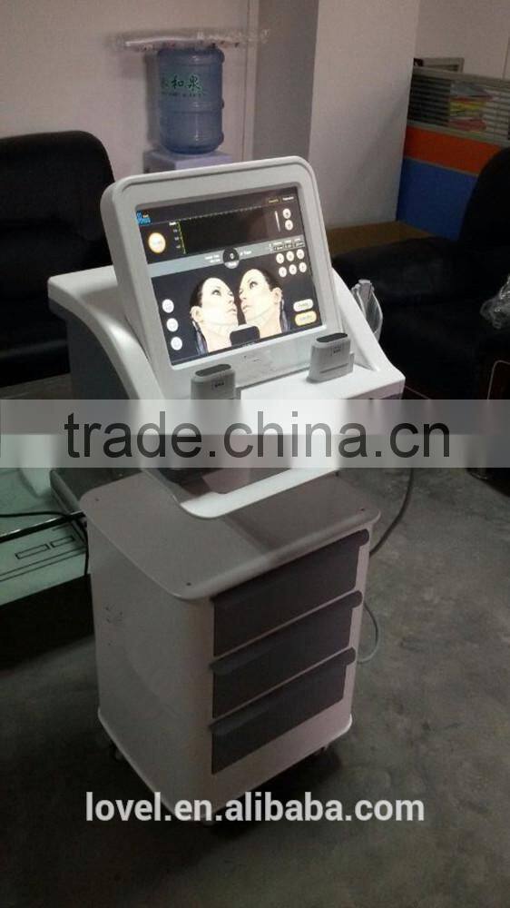 Alibaba trade assurance laser wrinkle removal machine hifu ultrasound face lift machine