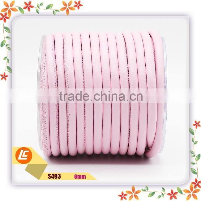 4mm wholesale high-quality popular sheepskin leather bracelet cord