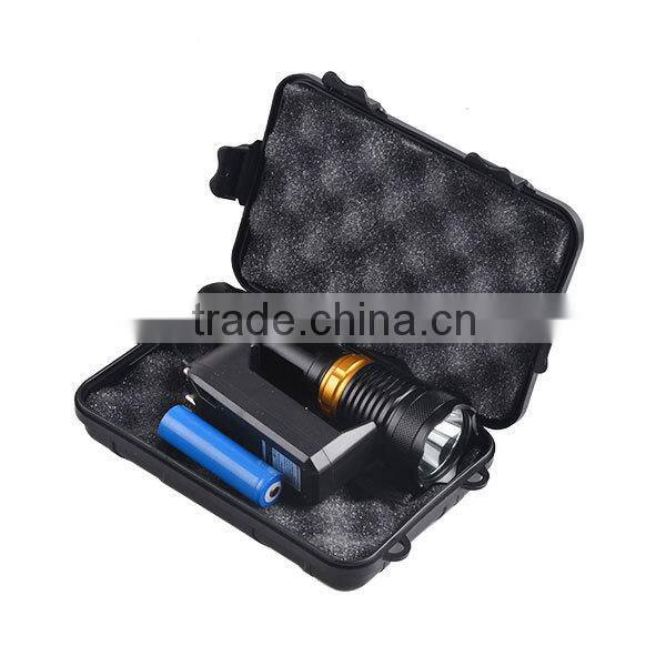 1800 Lm XP-E T6 LED Diving Dive Flashlight Waterproof Torch Light