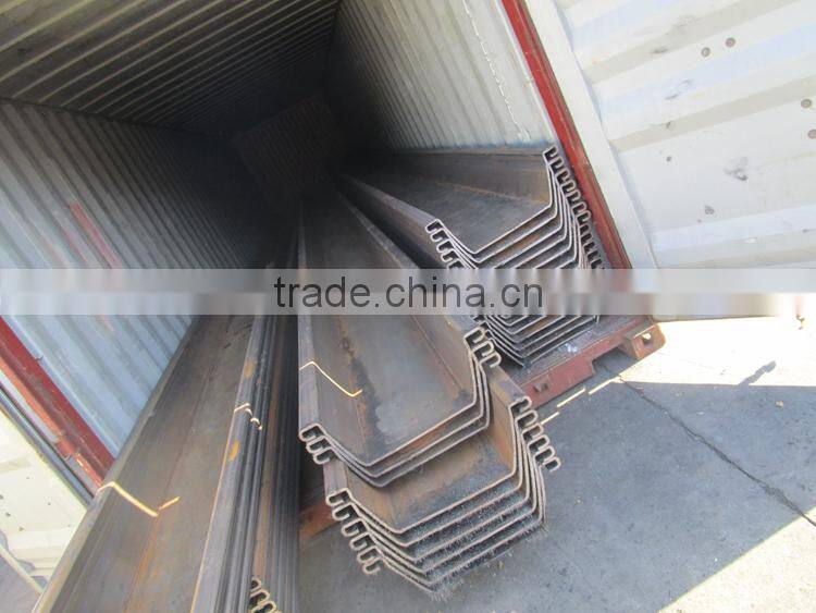structural cold form steel sheet pile