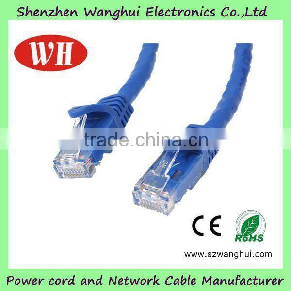 braided shield wire 24awg utp cat5e unshielded patch cord