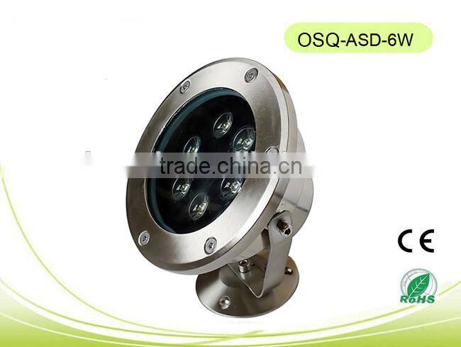 Hot sales CE/RoHS approval, IP68 waterproof outdoor with low price LED Underwater Lamp 6W