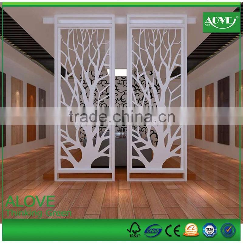 Pvc/Wpc foam board carved board screen and room dividers waterproof fireproof mothproof nontoxic