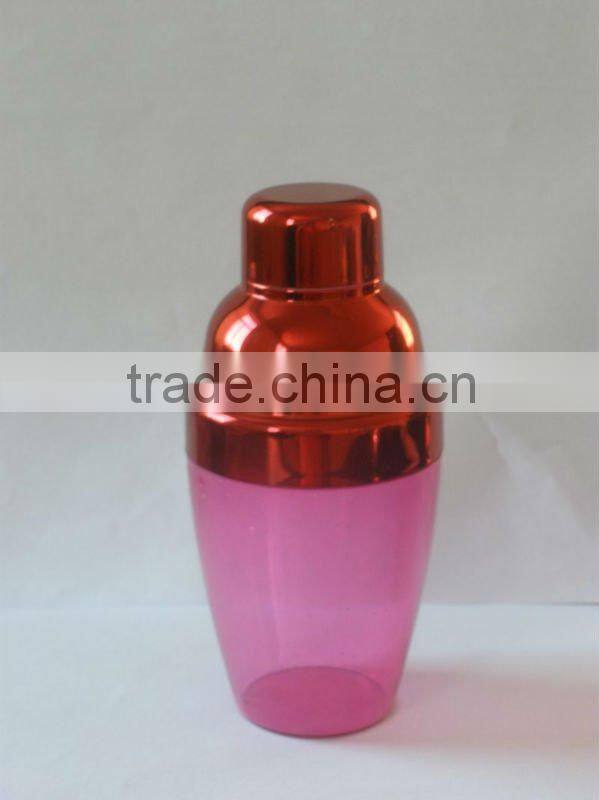 200ml mini matini shaker/cocktail shaker bottle