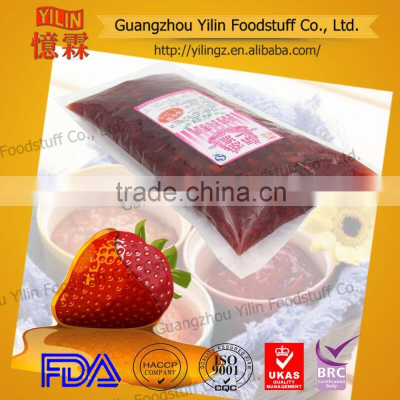 1.2kg PE bag natural blueberry jam OEM in China factory