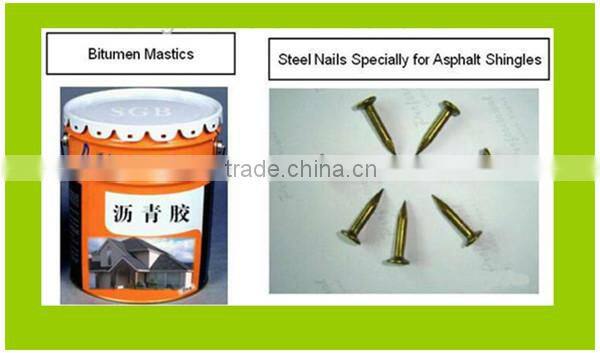 China Red Roofing Asphalt Shingle/Goethe Standard Roofing Tile/Roofing Materials