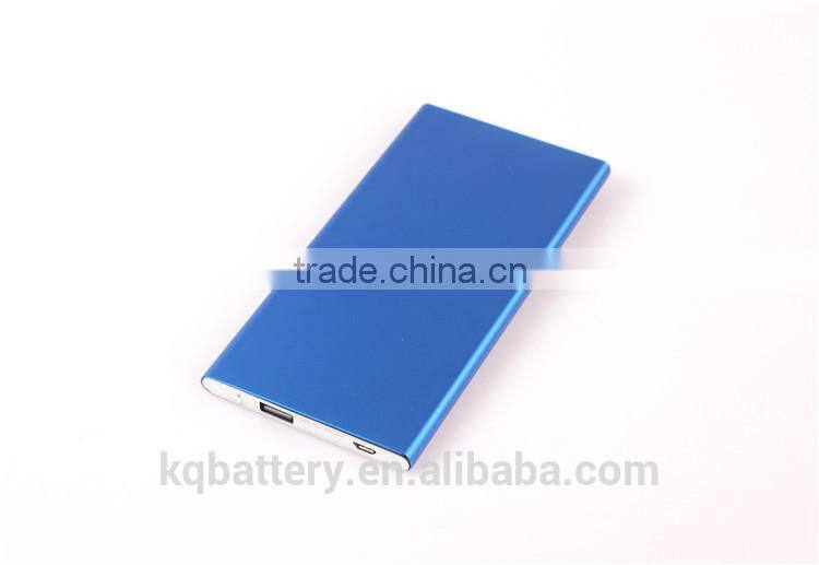 power bank charger with charging cable 9000mah ultra thin li polymer