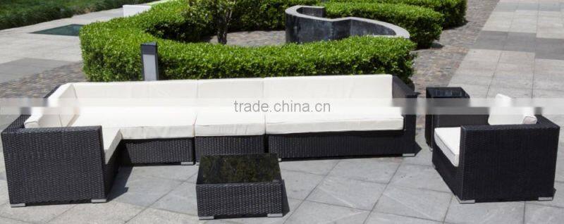 modern pe rattan sofa fancy outdoor wicker sofa daybed set