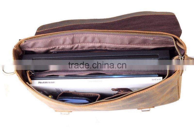 custom genuine leather attache case, briefcase for business attache case,fashion cattlehide attache case