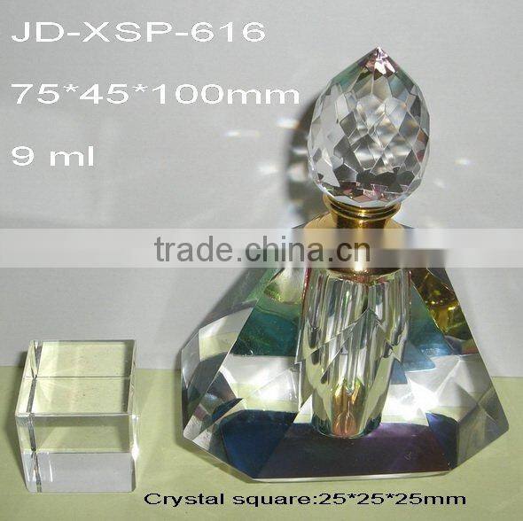 Transparent Crystal Crafts Perfume Bottle