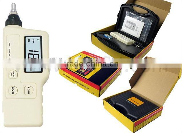 Vibrating reed frequency meter/pocket vibration meter/lcd vibrator meter