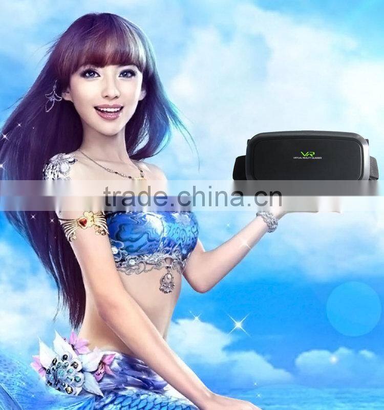 Best Gift VR SHINECON Glasses work for 3.5-6 inch Mobilephones 3D headset Glasses