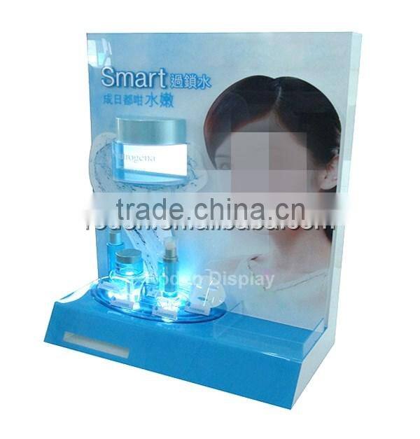 New Design Acrylic Cosmetic Counter Top Display Stand Lipstick Display