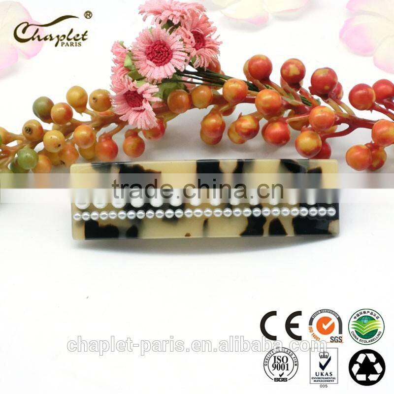 fashion hair barrette with pearl