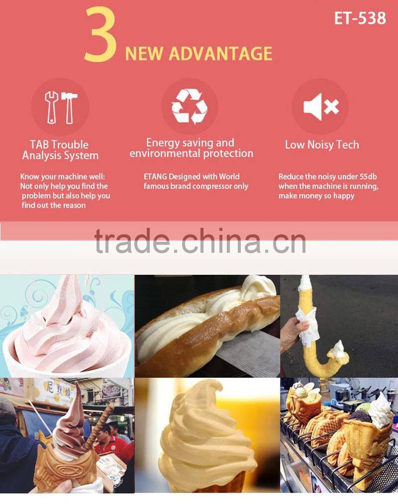 Manufacture mobile yogurt soft snow ice cream machine