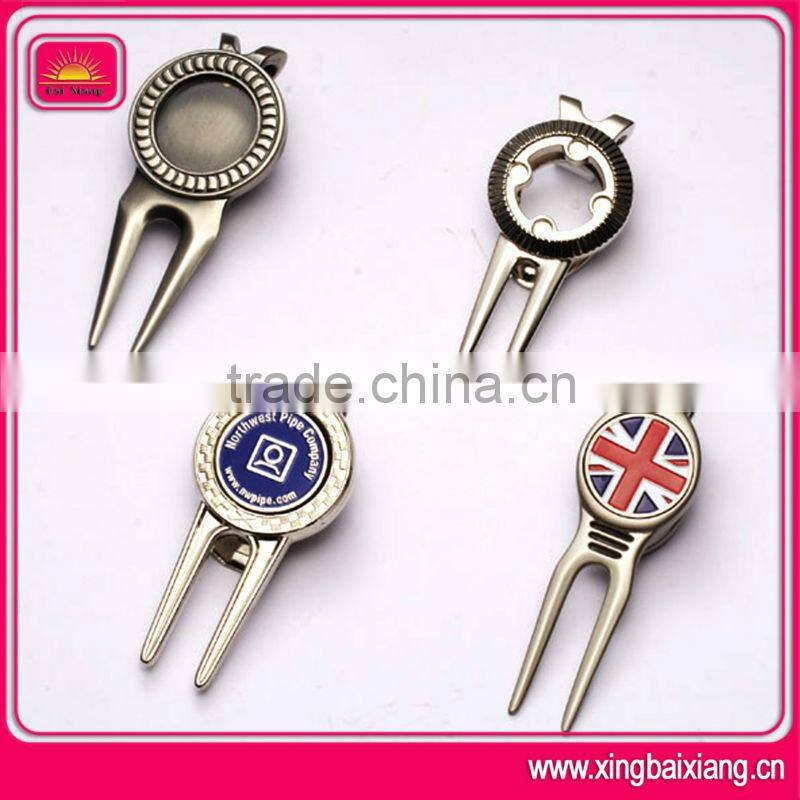 Mini design metal golf equipment golf divot tool