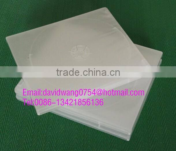 pp cd case clear single or double with clear film