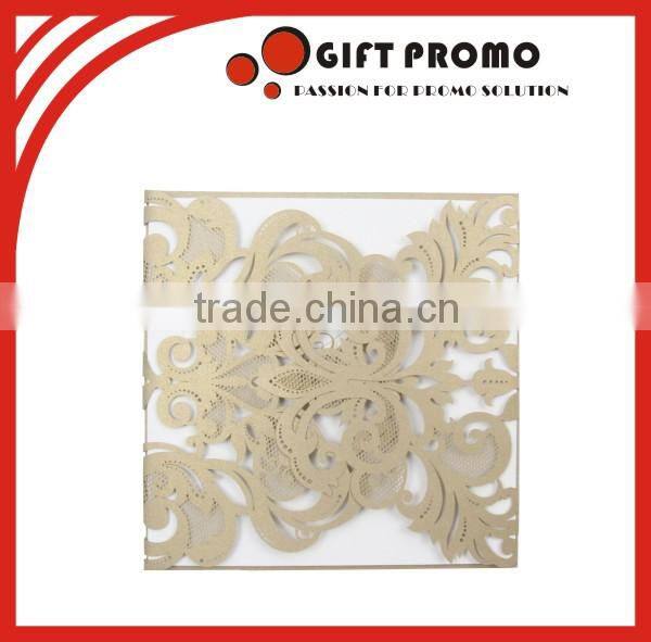 Luxurious Hollow Carved Wedding Invitation