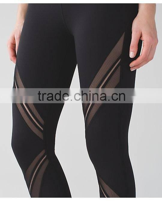 High custom Spandex Girls Wearing Training Yoga Pants for women fitness wear