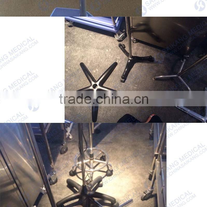 SKH041 Hospital Furniture Stainless Steel IV Pole For Sale