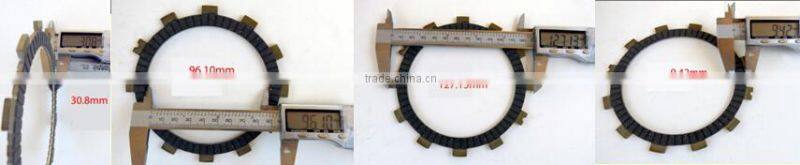 Hot Sales Aluminum with Paper-based Friction Material Formula GS125 Motorcycle Fiber Clutch Plate