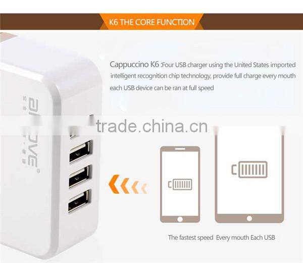 Supper quality with lowest price 4 port usb fast charger,emergency 4 port usb charger,usb power smart charger