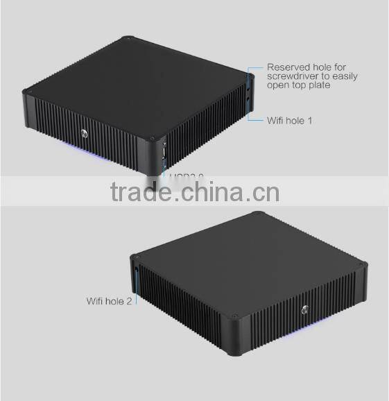X86 win 7 J1900 12V industrial fanless mini pc