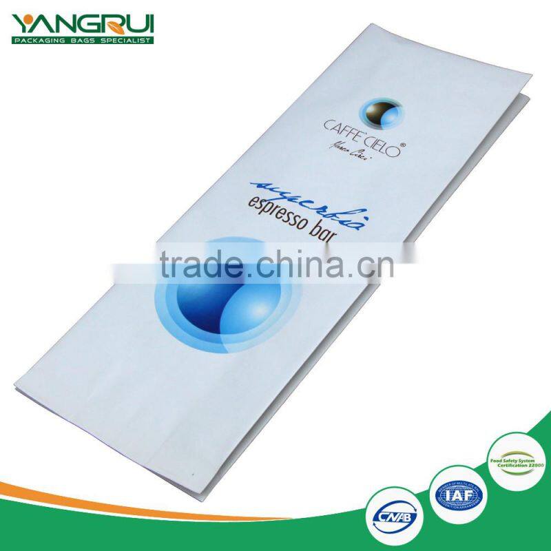 customized food grade side gusset box bottom pouch laminateld food bag