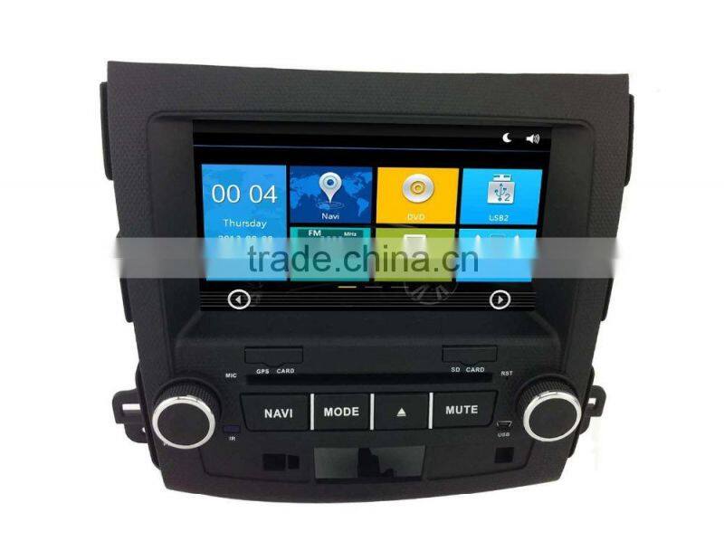 car dvd gps studio For MITSUBISHI OUTLANDER car gps with auto radio Bluetooth SD USB Radio wifi 3G