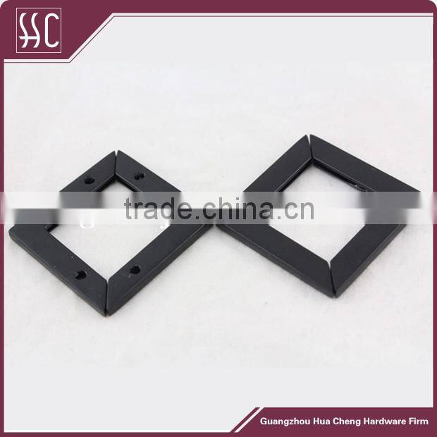 high quality black metal bag corner