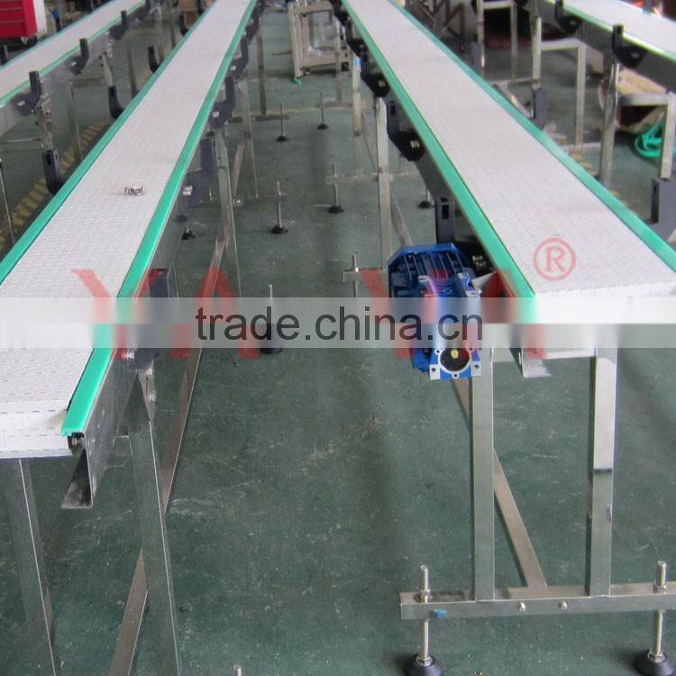 Factory Customized Stainless steel frame modular belt conveyor line