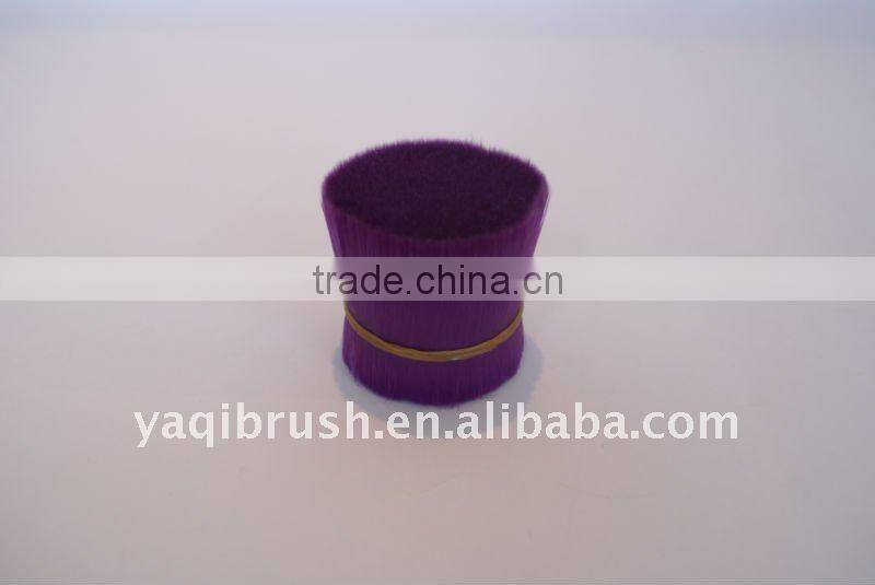 Top quality dyed two tone brown nylon hair