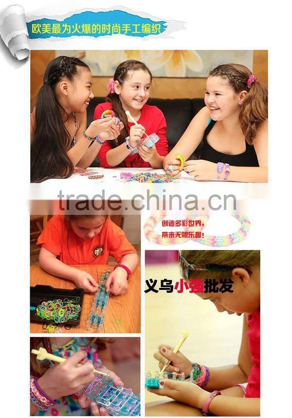 Hot sell DIY loom kits bandz Loom Rubber Bands Dots Loom Bands Refills