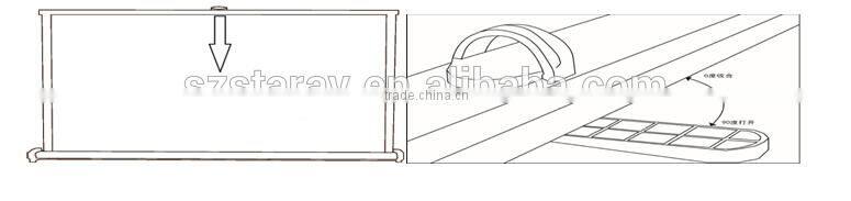 conference meeting room presentation use mini projector screen portable Table screen manual projection screen