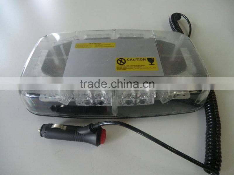 LED warning light bar, Auto MiNi LED light bar , LED emergency light bar(SR-MIB-117G), 0.75W per LED by 40 PCs LED. W Magnet