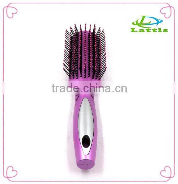 Low price high quality nylon plastic big hair brush spotted Hair Brush