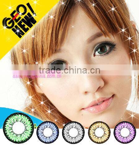 GEO super nudy violet popular wholesale eye cosmetic cheap colored contact lenses