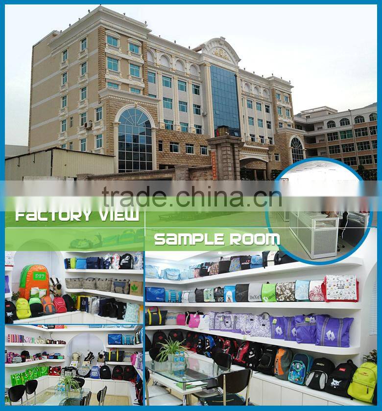 Bright canvas material china cute girls school backpack