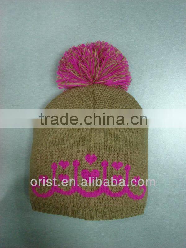 winner knitted hat