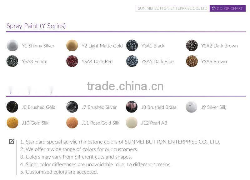 Bulk Round Shape with Claw Spray Effect Acrylic Beads Wholesale