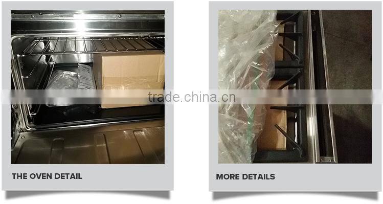 High Quality Free Standing Restaurant Gas Cooker Burner With Gas Oven