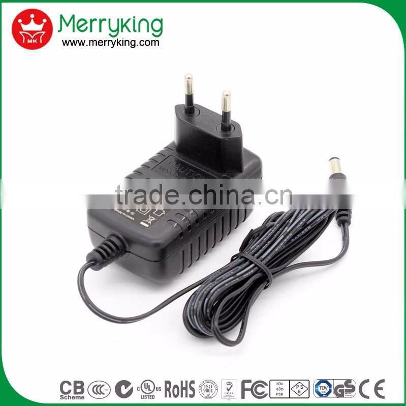 CE UL 11v 12v 13.5v ac/dc adapter with 6-way universal connectors