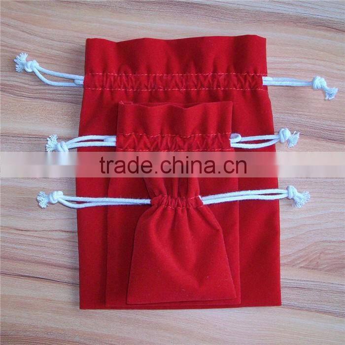 High quality drawstring velvet jewellery bag