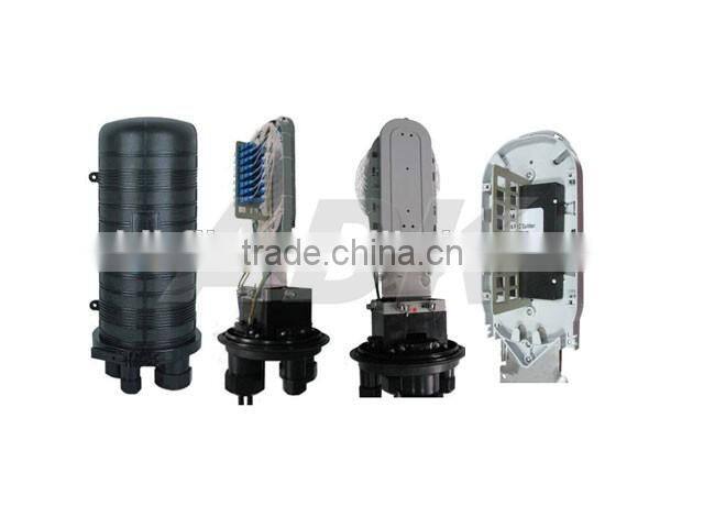 Optical fiber splice closure PLC splitter