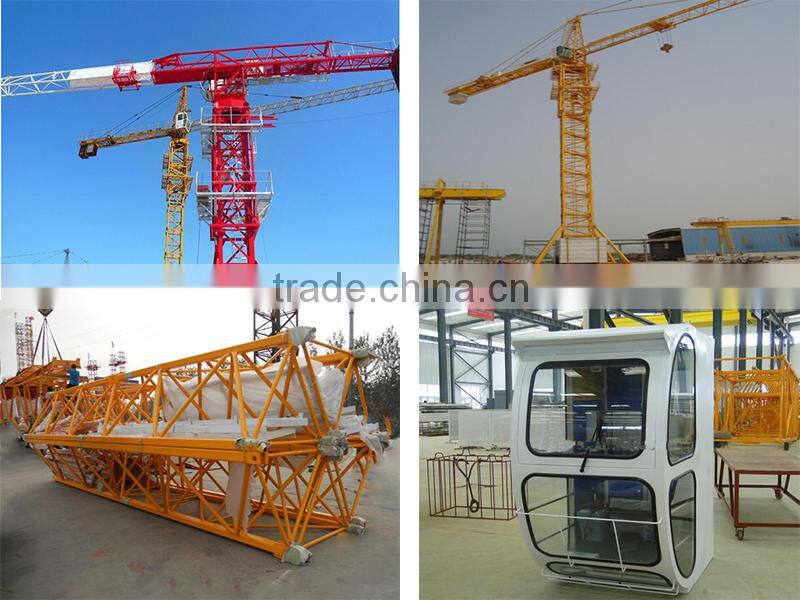 8 ton self-raising luffing tower crane QTD300