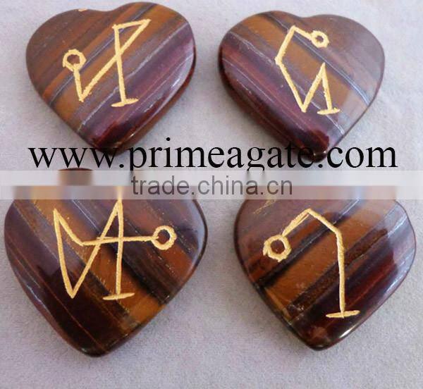 Tiger Eye Arch Angel Set : Agate Stone Khambhat