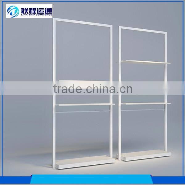 Chrome plating stainless steel wall display aluminum rack