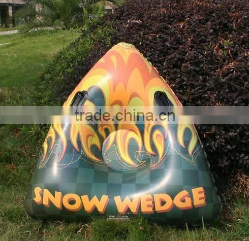 Heavy duty inflatable snow tubes 2 persons snow sled